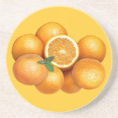 Orangen Sandstein Untersetzer (Vorne)