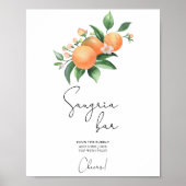 Orangen - Sangria Bar Poster (Vorne)