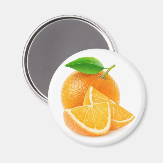 Orangen schneiden magnet (Vorderseite/Rückseite)