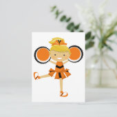 Orangen-, Schwarz- und Weißkäfer Postkarte (Stehend Vorderseite)