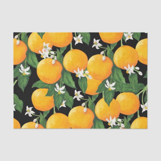 Orangen Seidenpapier (Vorderseite)