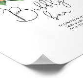 Orangen - sprudelnde Bar Poster (Ecke)