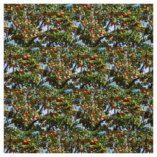 Orangen Stoff (Muster)