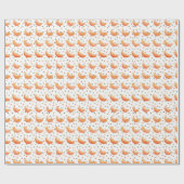 Orangen Süsse Babyduschpapier Geschenkpapier (Flach)