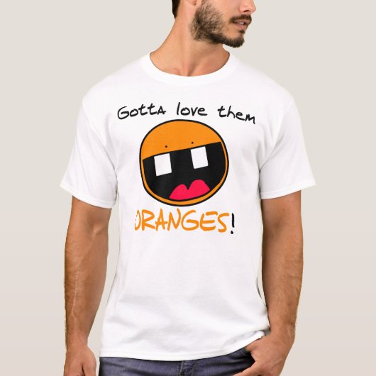 Orangen-T - Shirt (Vorderseite)