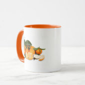 Orangen Tasse (Vorderseite Links)
