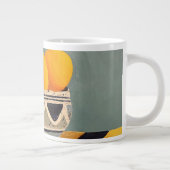 Orangen-Tasse der Sonderversion Jumbo-Tasse (Rechts)