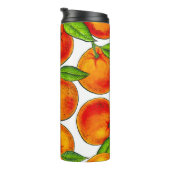 Orangen Thermosbecher (Nach rechts gedreht)