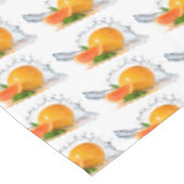 Orangen Tischdecke (Schrägansicht)