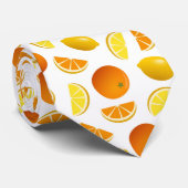 Orangen u. Zitronen Krawatte (Gerollt)