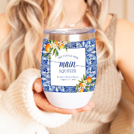 Orangen und Blau des Mittelmeers