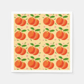 Orangen und Blüten Serviette (Vorderseite)