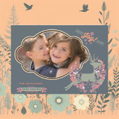 Orangen-und Feiertagskarte