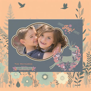 Orangen-und Feiertagskarte