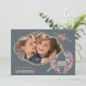 Orangen-und Feiertagskarte (Stehend Vorderseite)