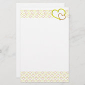 Orangen und Gelbhörner Briefpapier (Vorne/Hinten)