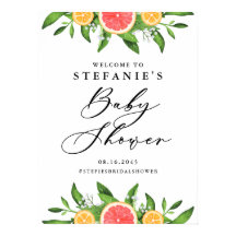 Orangen und Grapefruits Sommerdusche