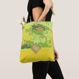 Orangen- und Grünschrot Tasche