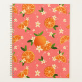 Orangen und Orangenblüte Planner Planer (Vorderseite)