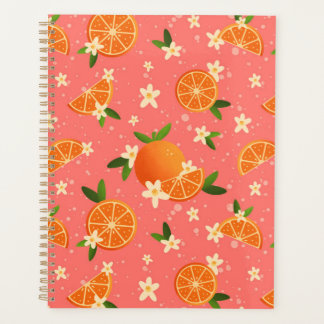 Orangen und Orangenblüte Planner Planer