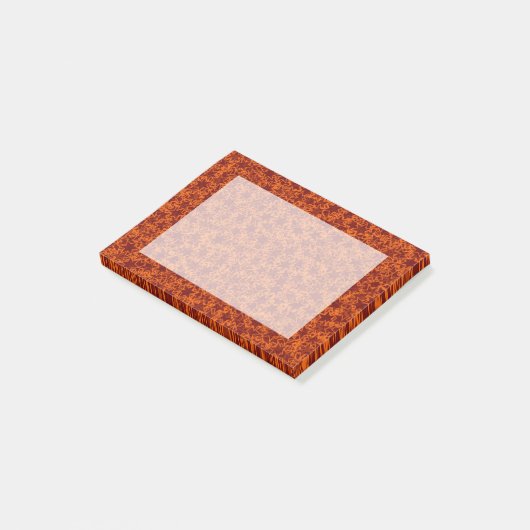 Orangen-und Post-it Klebezettel (angewinkelt)