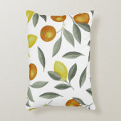 Orangen und Zitronen Dekokissen (Vorderseite(Vertikal))
