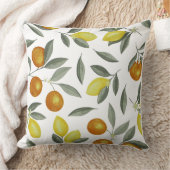 Orangen und Zitronen Kissen (Decke)
