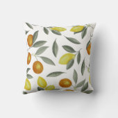 Orangen und Zitronen Kissen (Rückseite)