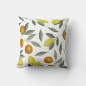 Orangen und Zitronen Kissen (Vorderseite)