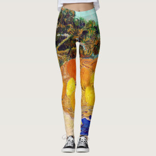 Orangen und Zitronen mit blauen Handschuhen, Van G Leggings