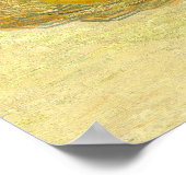 Orangen und Zitronen mit blauen Handschuhen von Va Poster (Ecke)