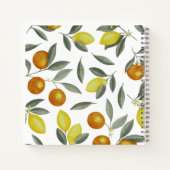 Orangen und Zitronen Notizblock (Rückseite)