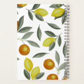 Orangen und Zitronen Notizblock (Rückseite)