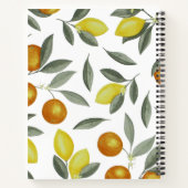 Orangen und Zitronen Notizblock (Rückseite)