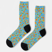 Orangen Und Zitronen Socken (Linkes Detail)