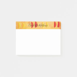 Orangen und Zitronen Zitrus Personalisiert Post-it Klebezettel