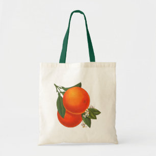 Orangen Vintage-Kiste Kunst Leinwand-Tasche Tragetasche
