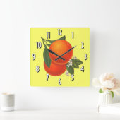 Orangen Vintage Uhr Canyoning (Zuhause)