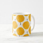 Orangen von Wasserfarben, handbemalt Kaffeetasse (VorderseiteRechts)
