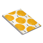 Orangen von Wasserfarben, handbemalt Notizblock (Rechte Seite)