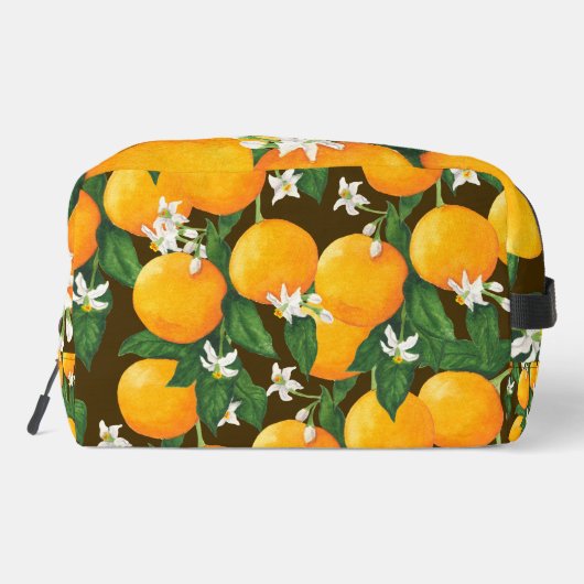 Orangen Waschbeutel (Rückseite)