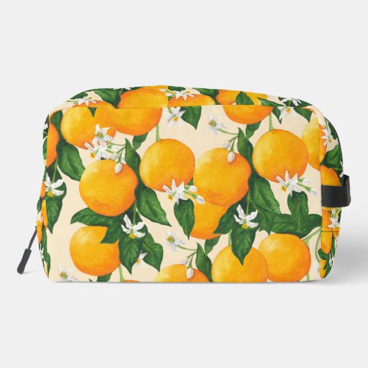 Orangen Waschbeutel (Rückseite)