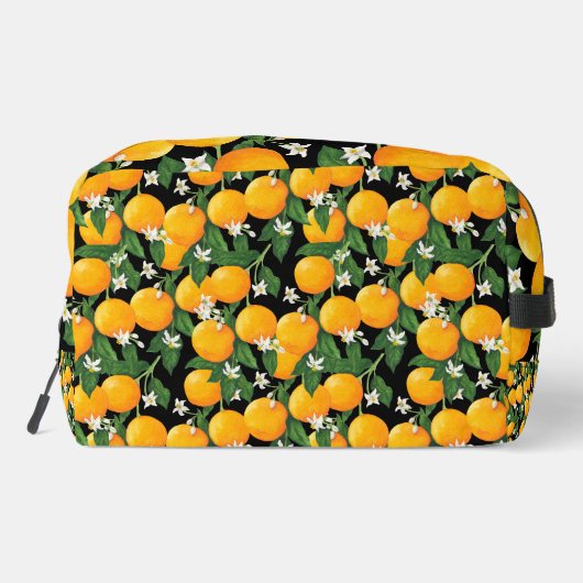 Orangen Waschbeutel (Rückseite)