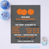 Orangen, Werbung für Lebensmittelhändler Flyer (Einzeln)