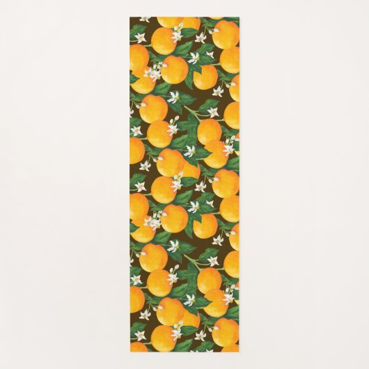 Orangen Yogamatte (Vorderseite)