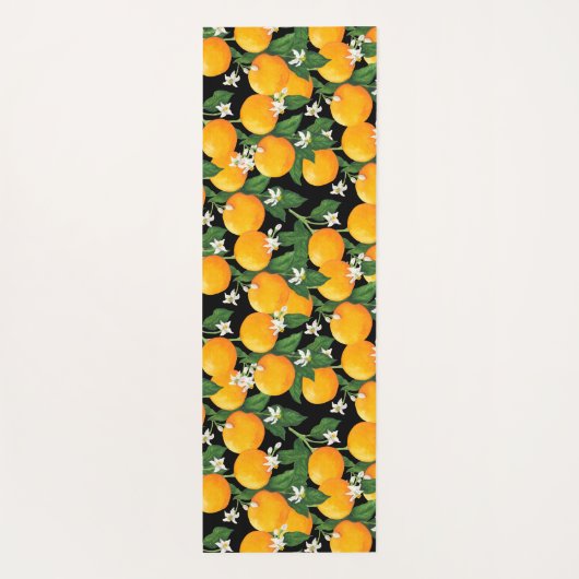 Orangen Yogamatte (Rückseite)