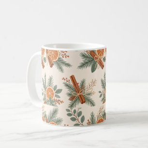 Orangen-Zimt-Kaffee-Weihnachten-Botanik-Urlaub Kaffeetasse