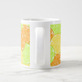 Orangen Zitronen Limon Früchte Zitrusfrüchte Natur Jumbo-Tasse (Rückseite)