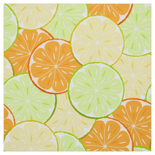 Orangen Zitronen Limon Früchte Zitrusfrüchte Natur Stoff (Muster)