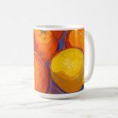 Orangen Zitronen Stilleben Kaffeetasse (VorderseiteRechts)